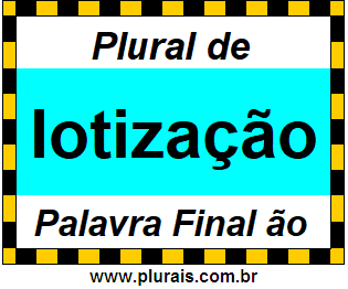 Plural de Iotização