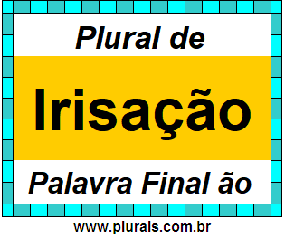 Plural de Irisação