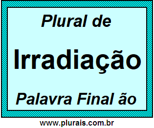 Plural de Irradiação