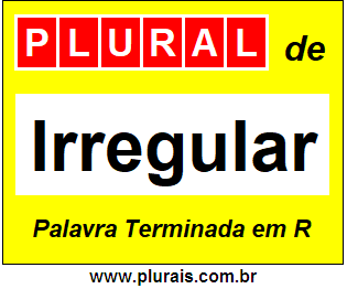 Plural de Irregular