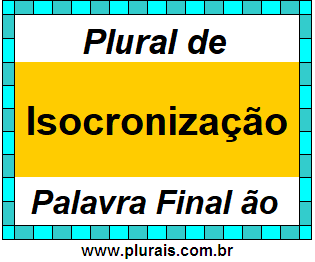 Plural de Isocronização