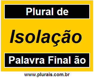 Plural de Isolação