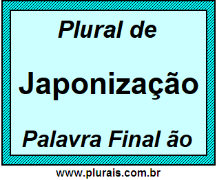 Plural de Japonização