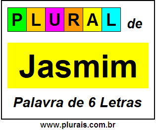 Plural de Jasmim