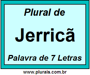 Plural de Jerricã