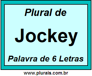 Plural de Jockey