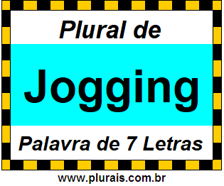 Plural de Jogging
