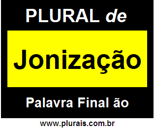 Plural de Jonização