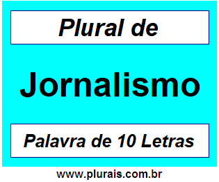 Plural de Jornalismo