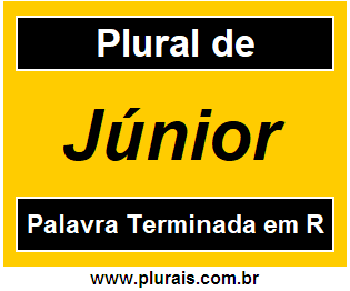 Plural de Júnior