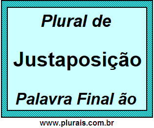 Plural de Justaposição