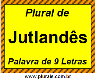 Plural de Jutlandês