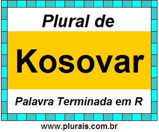 Plural de Kosovar
