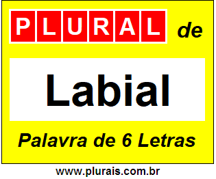 Plural de Labial