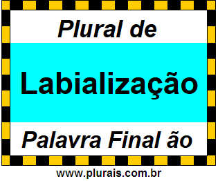 Plural de Labialização