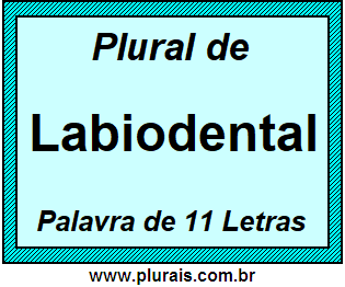 Plural de Labiodental