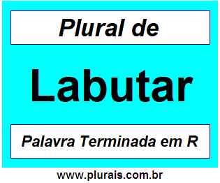 Plural de Labutar