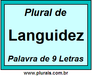 Plural de Languidez