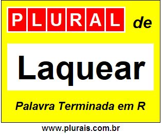 Plural de Laquear