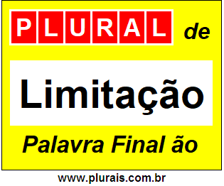 Plural de Limitação