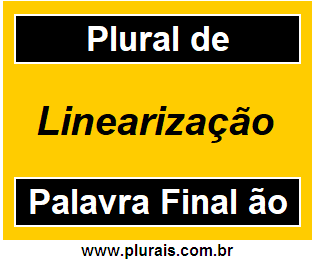 Plural de Linearização