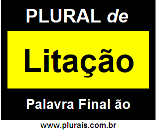 Plural de Litação