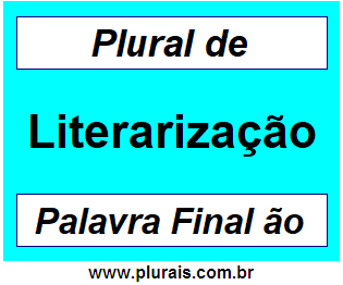 Plural de Literarização