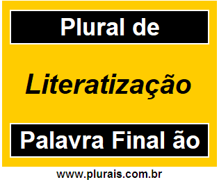 Plural de Literatização