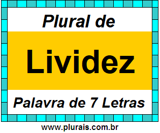 Plural de Lividez