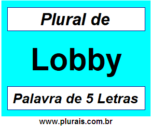 Plural de Lobby