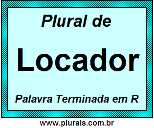 Plural de Locador