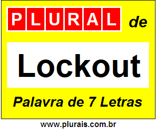 Plural de Lockout