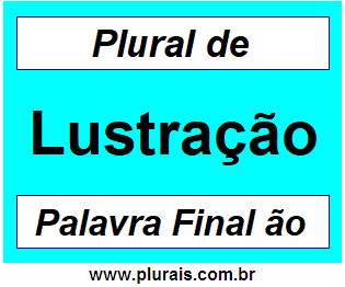 Plural de Lustração