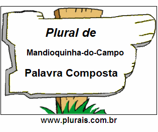 Plural de Mandioquinha-do-Campo