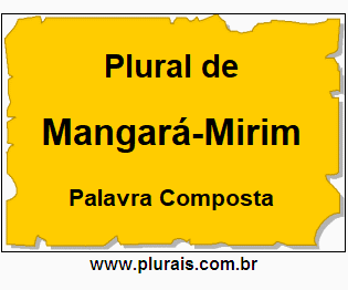 Plural de Mangará-Mirim