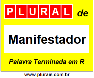 Plural de Manifestador