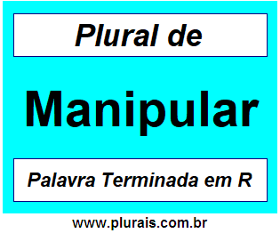 Plural de Manipular