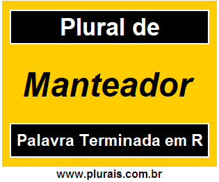 Plural de Manteador