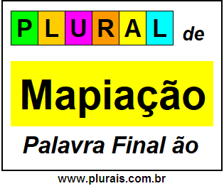 Plural de Mapiação