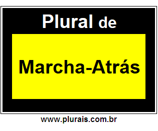 Plural de Marcha-Atrás