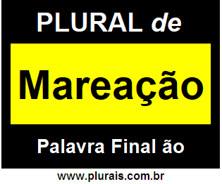 Plural de Mareação