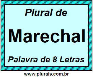 Plural de Marechal
