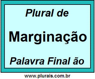 Plural de Marginação