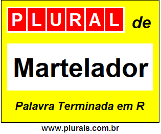 Plural de Martelador