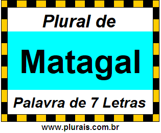 Plural de Matagal