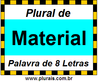 Plural de Material