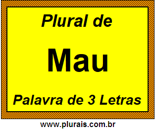 Plural de Mau