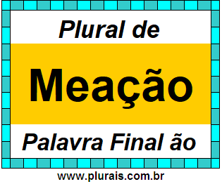 Plural de Meação