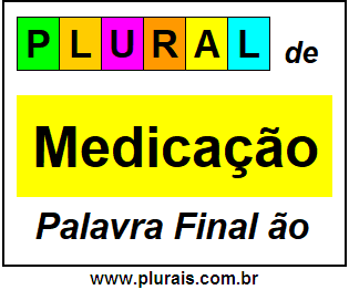 Plural de Medicação