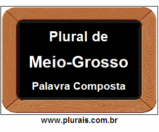 Plural de Meio-Grosso